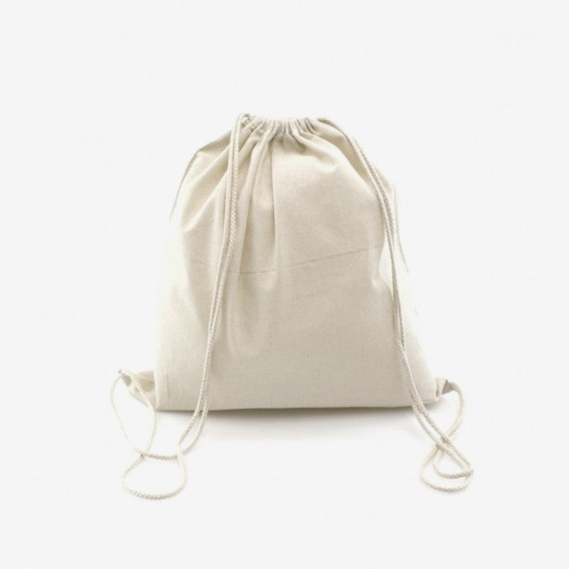 Canvas rugzak / gymtas met naam