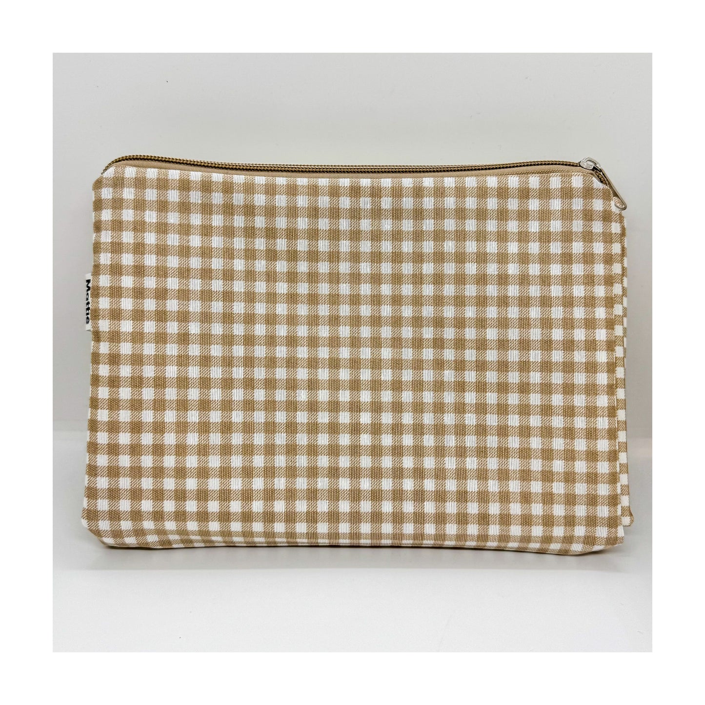 (Verschoon)mat checkers beige