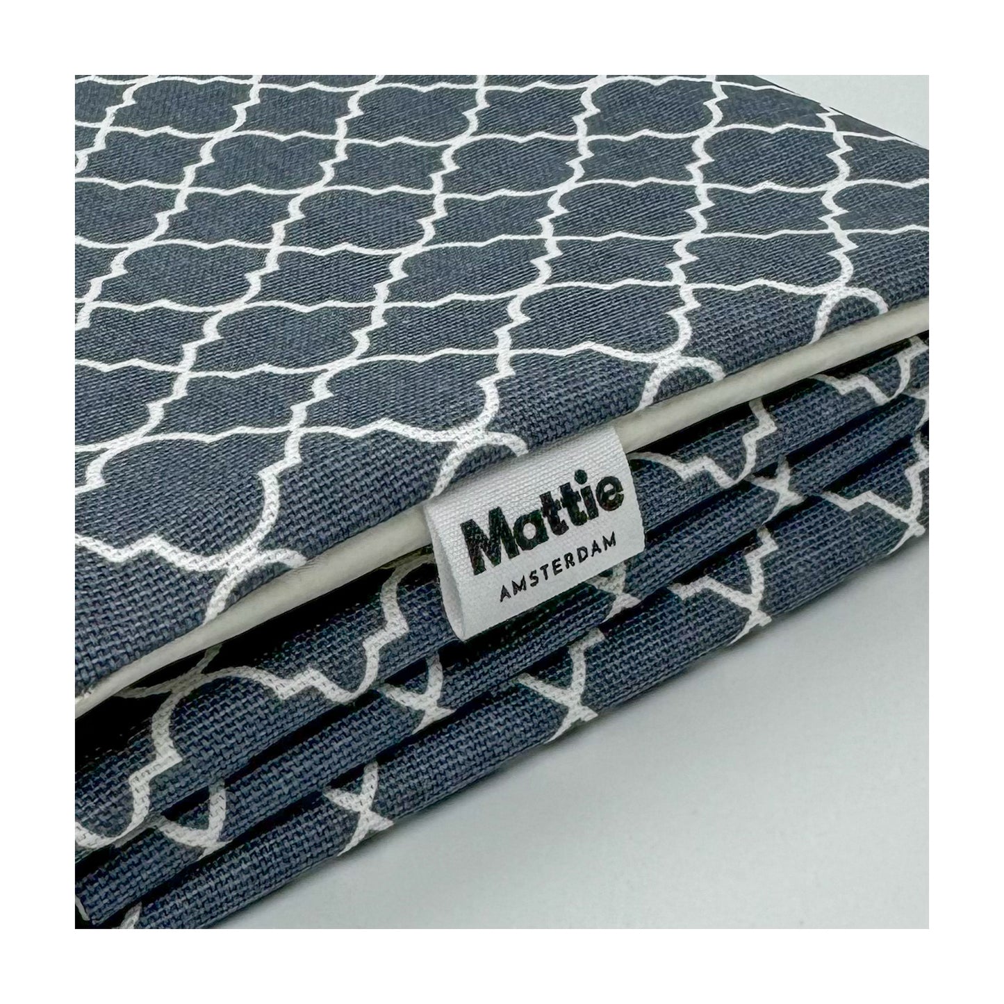 (Verschoon)mat Arabesk grey blue